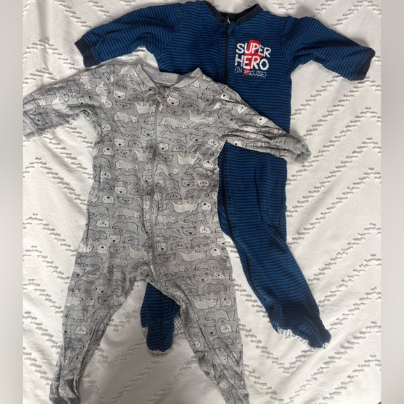 George Footed One-Pieces - 6 Pack - Picture 4 of 8